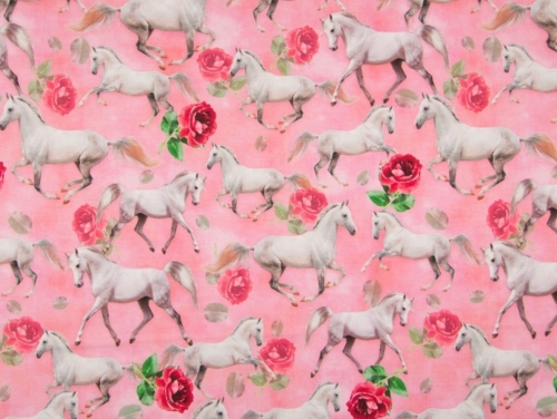 Deadstock Cotton Jersey Stretch Knit Fabric Pink
