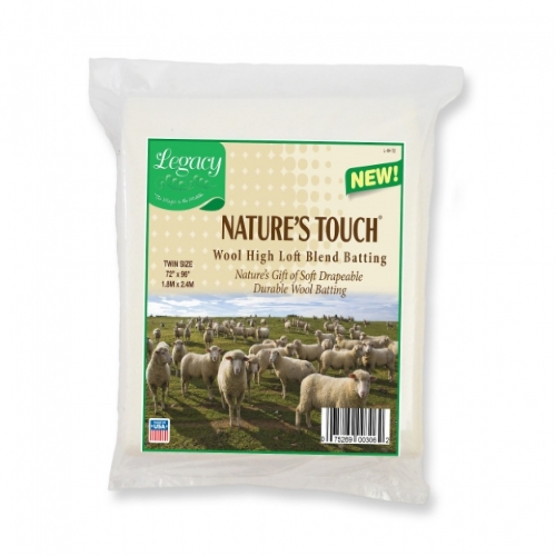 Legacy Wool Poly Batting Wadding Natural