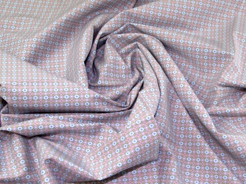 Lady McElroy Stretch Woven Cotton Bengaline Fabric Pink