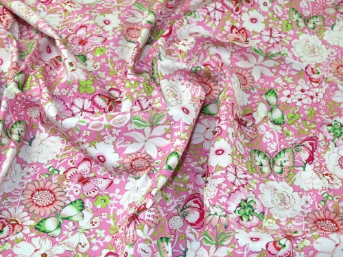 Lady McElroy 100% Cotton Poplin Fabric Pink