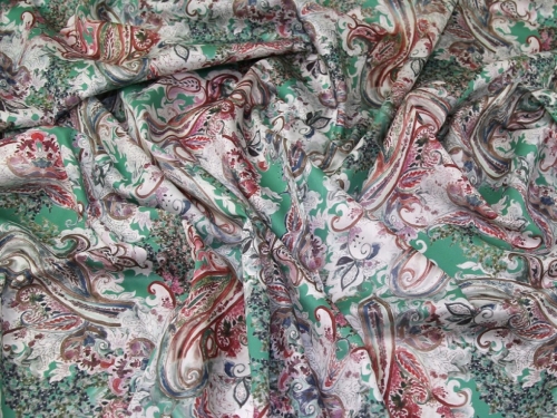 Lady McElroy Marlie Cotton Lawn Fabric Mint Green