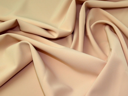 Lady McElroy Soft Polyester Crepe Fabric Peach