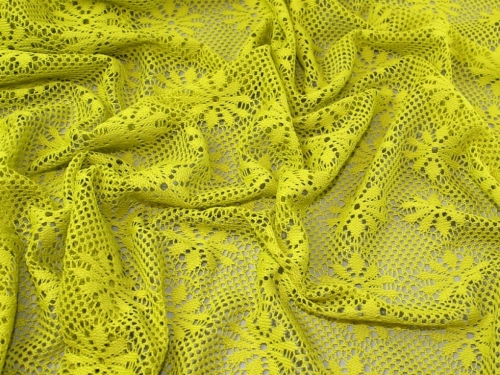 Lady McElroy Crochet Lace Fabric Citrus