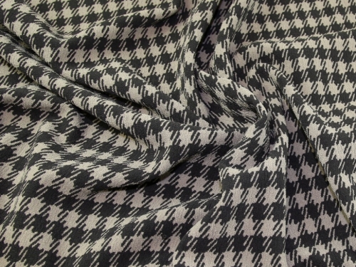Lady McElroy Textured Coating Fabric Brown & Beige