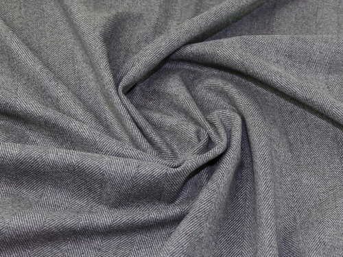 Lady McElroy Wool Blend Coating Fabric Grey