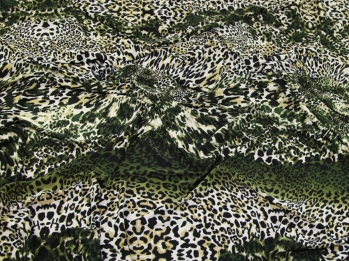 Lady McElroy Viscose Jersey Stretch Knit Fabric Green