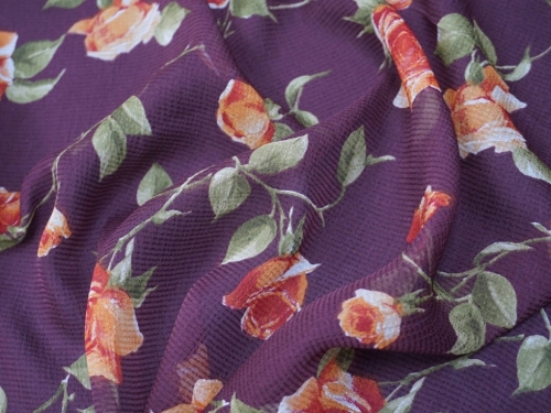 Lady McElroy Silk Sheer Chiffon Fabric