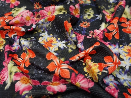 Lady McElroy Textured Stretch Knit Fabric