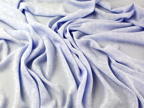 Deadstock Soft Polyester Crepe Fabric Lilac