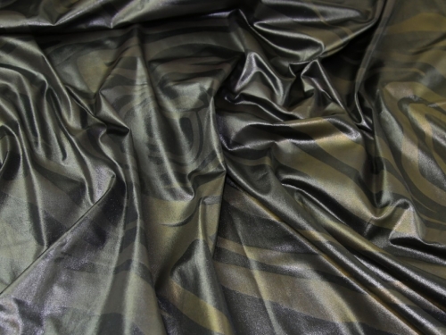 Deadstock Polyester Jersey Stretch Knit Fabric Black