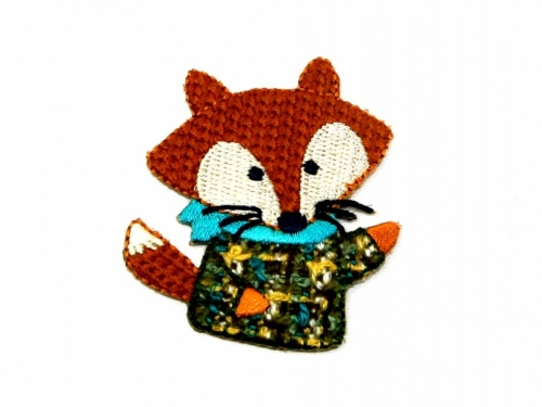Patch Motif Fox Brown