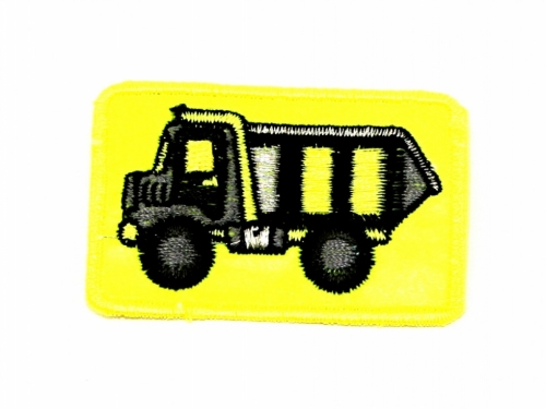 Patch Motif Truck Yellow & Black