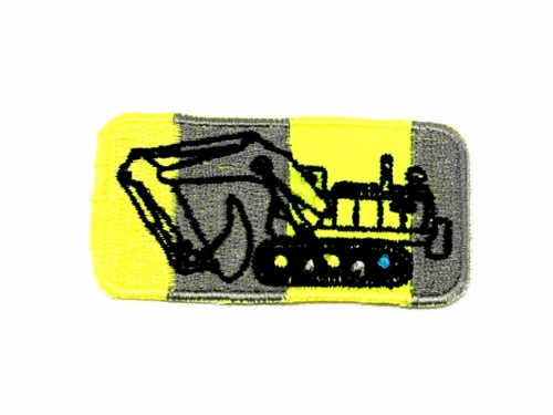 Patch Motif Truck Yellow & Grey