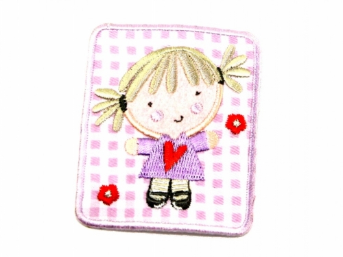 Patch Motif Girl Lilac