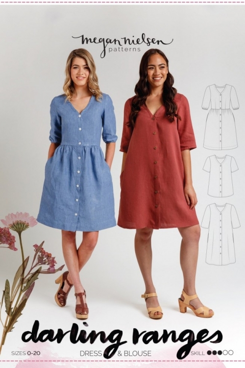 Megan Nielsen Paper Sewing Pattern Darling Dress