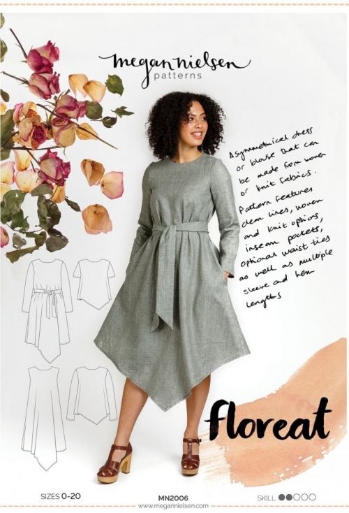 Megan Nielsen Paper Sewing Pattern Floreat Dress & Top