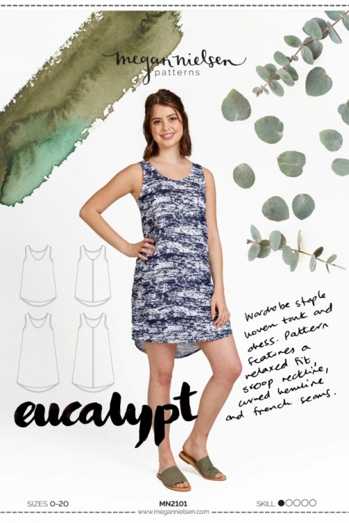 Megan Nielsen Paper Sewing Pattern Eucalypt Dress & Tank
