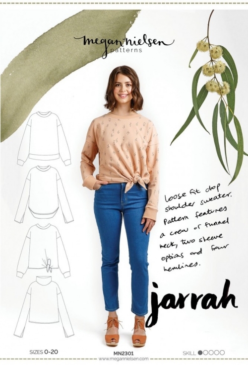Megan Nielsen Paper Sewing Pattern Jarrah Sweater