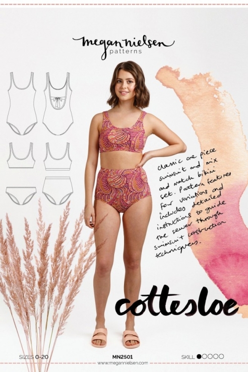Megan Nielsen Paper Sewing Pattern Cottesloe Swimsuit