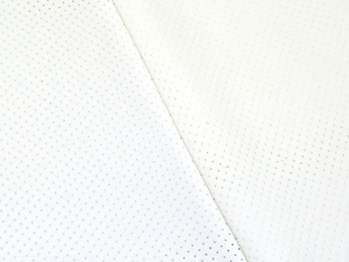 Deadstock Cut Out Scuba Stretch Knit Fabric Ivory
