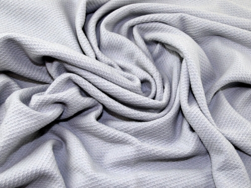 Deadstock Wool Blend Coating Fabric Light Grey