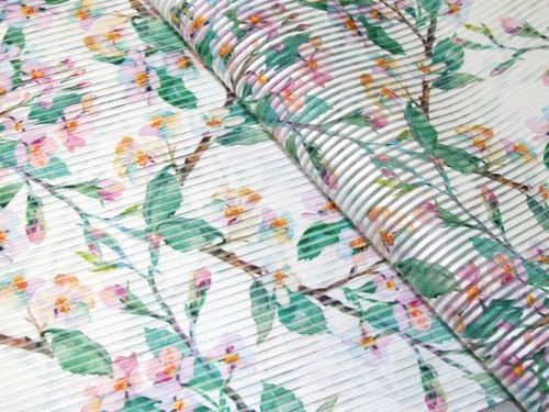 Deadstock Polyester Voile Fabric Multicoloured