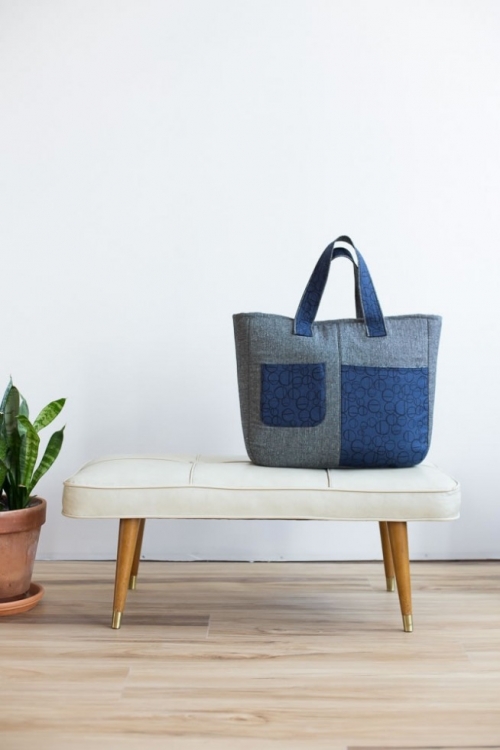 Noodlehead Paper Sewing Pattern Fika Tote Bag
