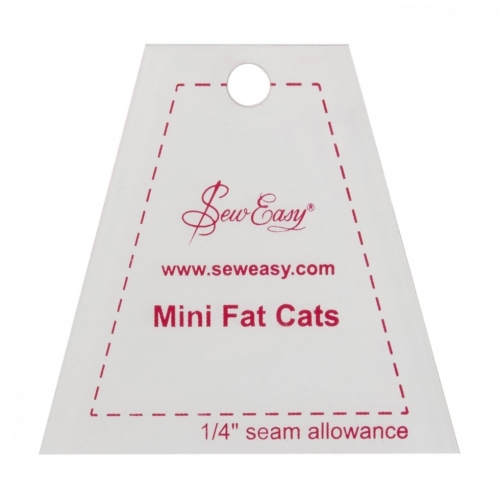 Sew Easy Mini Fat Cats Quilting Template