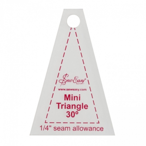 Sew Easy Mini 30 Degree Triangle Quilting Template