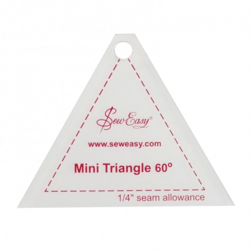 Sew Easy Mini 60 Degree Triangle Quilting Template