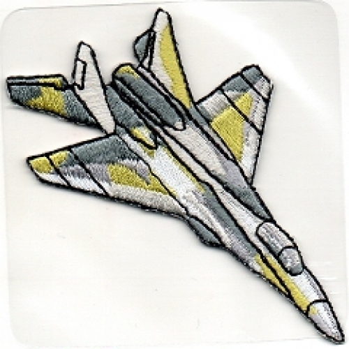 Craft Factory Patch Motif Fighter Plane
