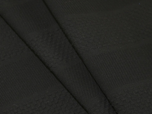 Deadstock Textured Suiting Fabric Black