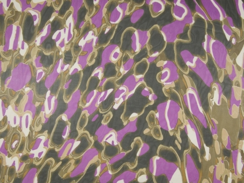 Deadstock Sheer Chiffon Fabric Purple