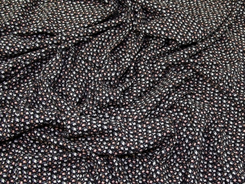 Viscose Challis Fabric Black