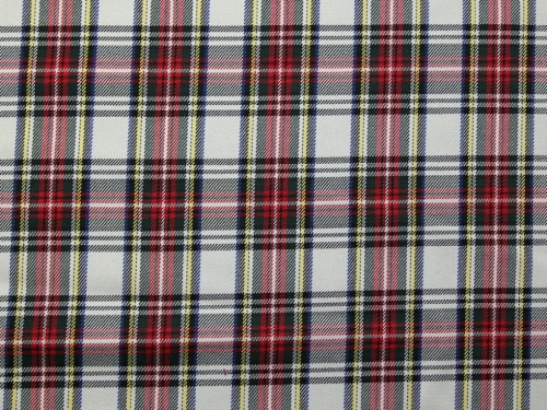 Twill Suiting Fabric Cream Multi