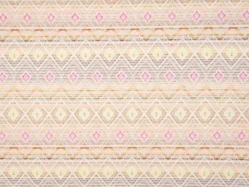 Deadstock Cotton Woven Jacquard Fabric Multicoloured