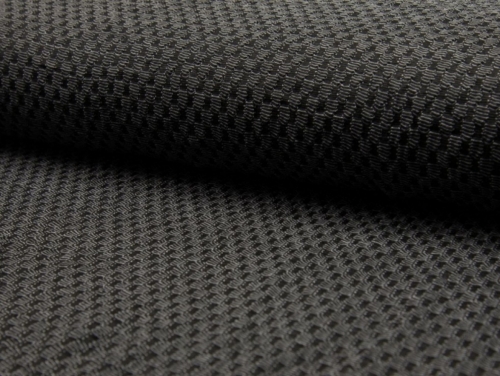 Deadstock Textured Stretch Knit Fabric Grey