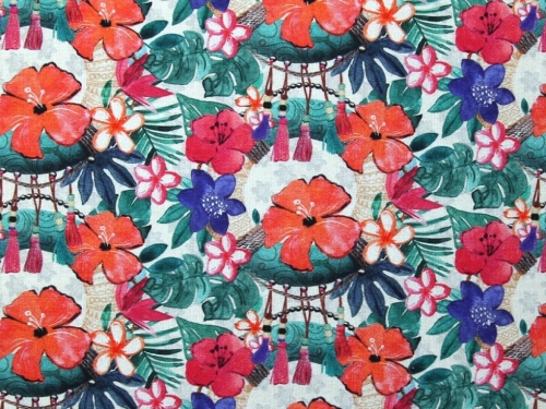 Stof France 100% Cotton Fabric Multicoloured