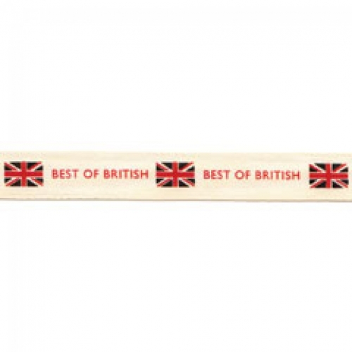 Berisfords Best of British Ribbon 1 Red/Blue