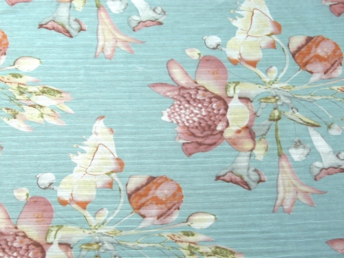 Deadstock Double Gauze Fabric Aqua