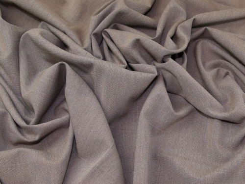 Lady McElroy Polyester Suiting Fabric Coffee Brown