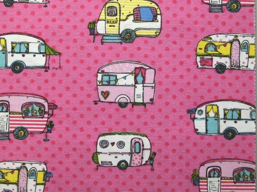 Deadstock Cotton Canvas Fabric Pink