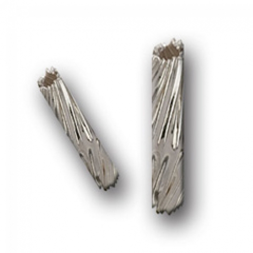 Trimits Twist Spacer Beads Silver