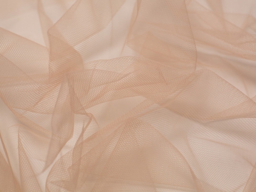 Minerva Core Range Dress Net Fabric Toasted Almond