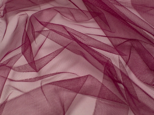 Minerva Core Range Dress Net Fabric Wine