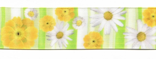 Flower Ribbon (Value Roll) Lime Green