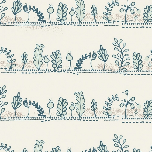 Art Gallery Fabrics Heartland 100% Cotton Poplin Fabric Dulcet Paths Mist