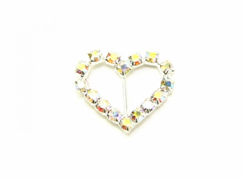 Diamante Heart Buckle Aurora