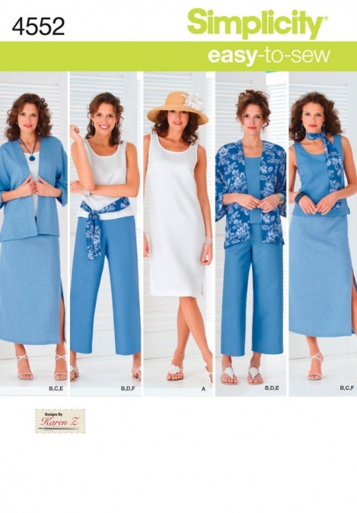 Simplicity Paper Sewing Pattern 4552