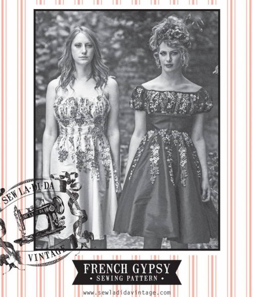 Sew La Di Da Vintage Paper Sewing Pattern French Gypsy Dress
